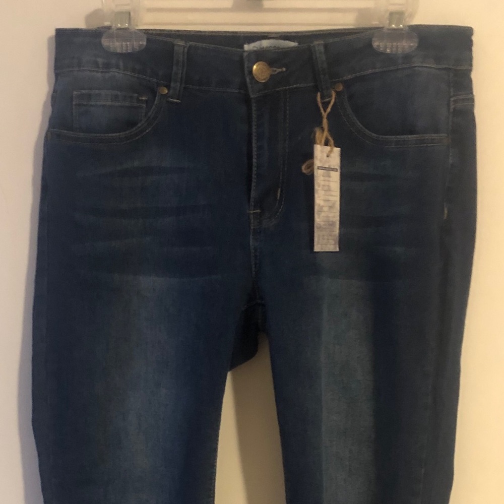 Omicoco skinny with frayed ends skinny jeans